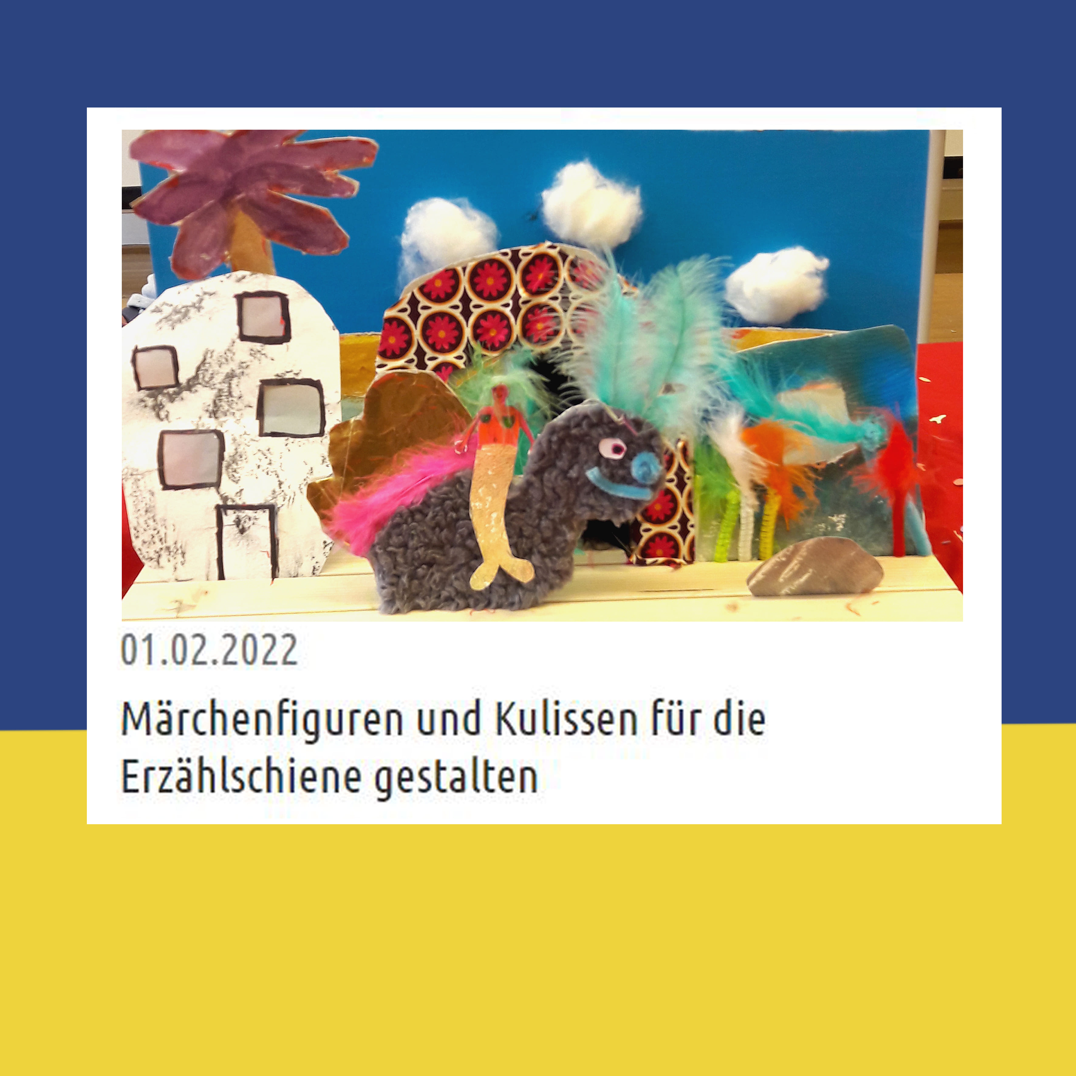 article: Design fairy tale characters and scenery for the narrative track