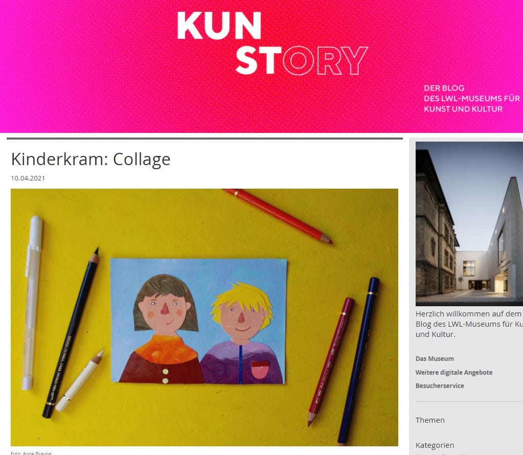 Do it yourself! Collage portraits