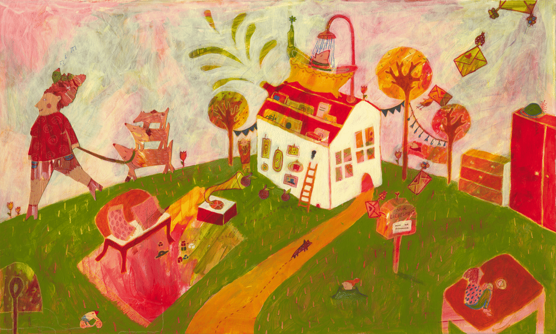 Neighborhood from "Herumverkehrt" (Jaja Verlag)