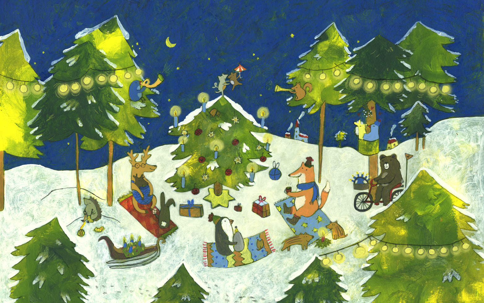 Winter forest (advent calendar, Don Bosco Verlag)